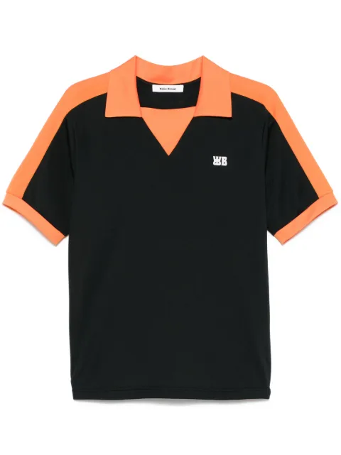 Wales Bonner Home polo shirt Black US25JE09PL04999