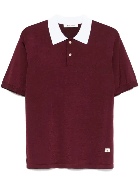 Wales Bonner Sun polo shirt Red US25KN20KN01350