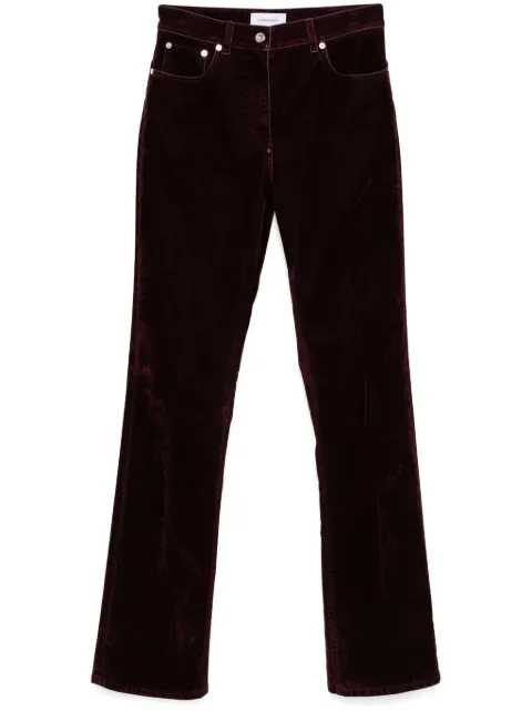 Ferragamo velvet trousers Red 780539