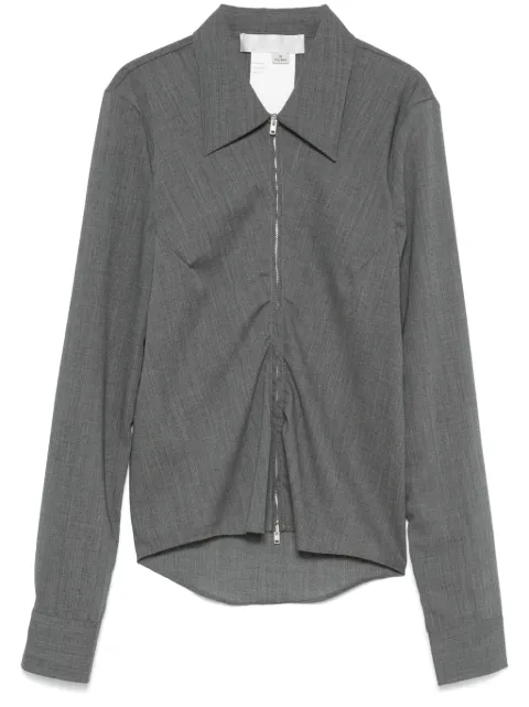 OUR LEGACY Slim Zip shirt Grey W4242SR