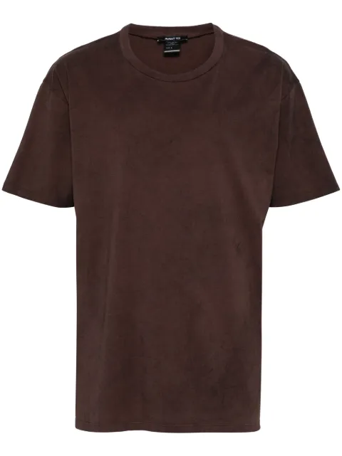 Avant Toi marbled-effect T-shirt Brown 224WU4557JPAVCG