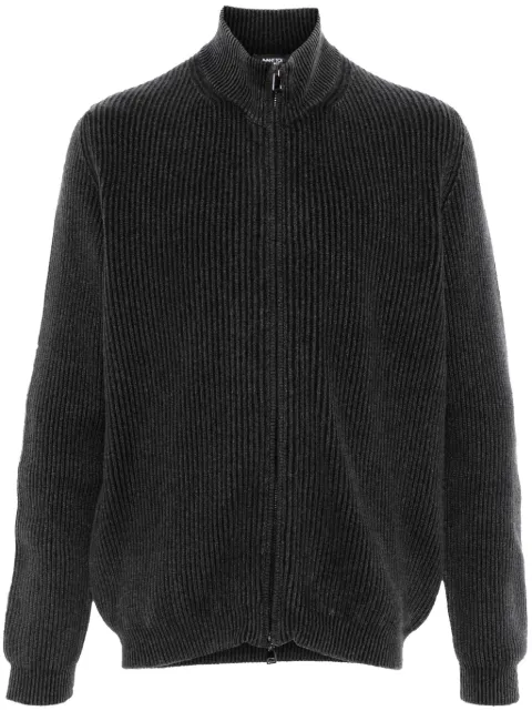 Avant Toi zip-up cardigan Grey 224WU3022CASVP