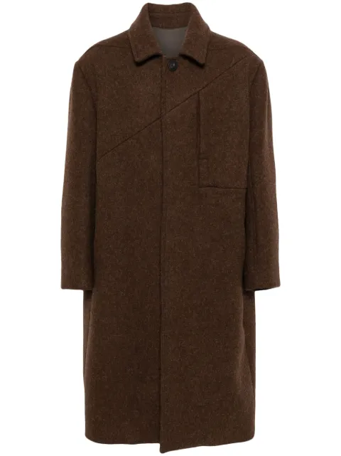 Rick Owens Jumbo Mac coat Brown RL02D6975WHM