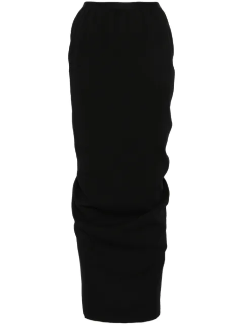 Rick Owens Pillar maxi skirt Black RO02D3383WA