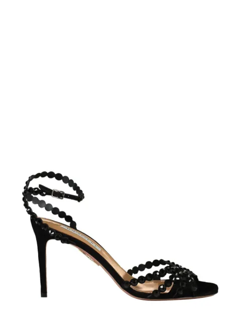 Aquazzura 85mm Tequila sandals Black TQLMIDS0SUEBJT