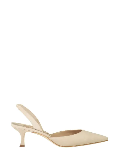 Manolo Blahnik 50mm Carolyne pumps Neutrals 9XX040100152601