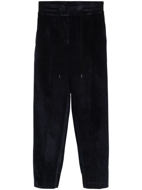 Peserico tapered needlecord trousers Blue P04887A1594A61