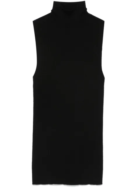 Peserico ribbed-knit top Black E98157F1809770005