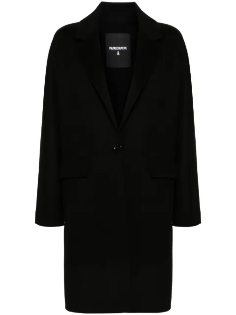 Patrizia Pepe felted coat Black 8O0004A006