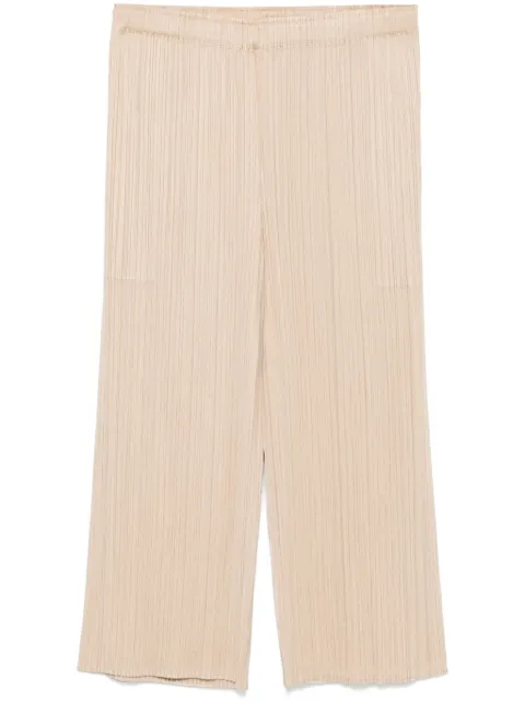Pleats Please Issey Miyake MC August trousers Neutrals PP48JF124