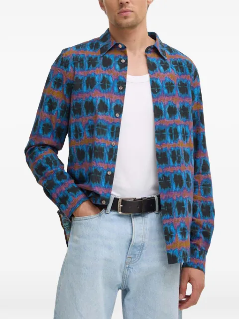PS Paul Smith patterned shirt Blue M2R149TN22104
