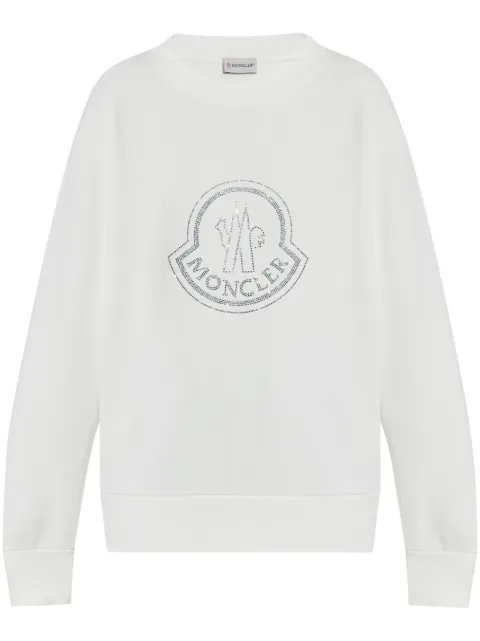 Moncler crystal-embellished sweatshirt White J20938G00040899TR