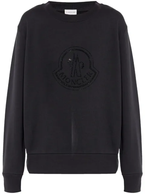 Moncler crystal-embellished sweatshirt Black J20938G00040899TR