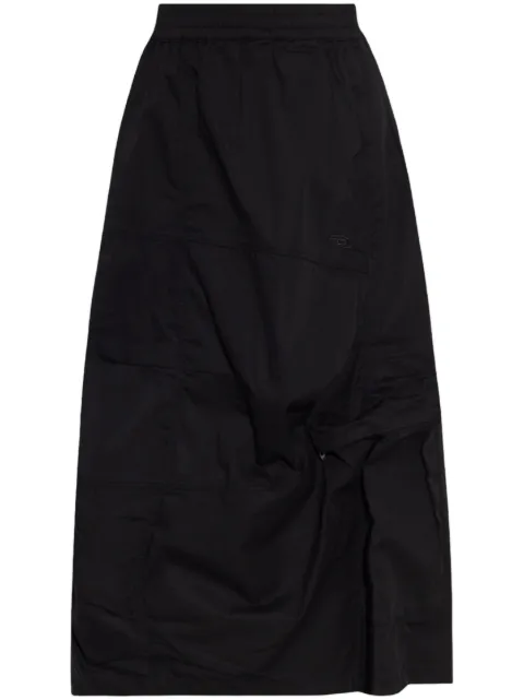 Diesel ruched-detailing skirt Black A153210AJEB
