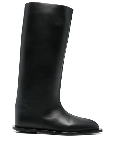 Plan C leather boots Black STCSF50C01LV050