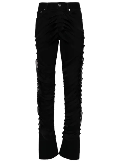 Helmut Lang ribbon worker jeans Black O06DW201