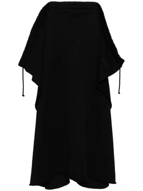 ALAINPAUL logo-patch trousers Black S2WJEPA06