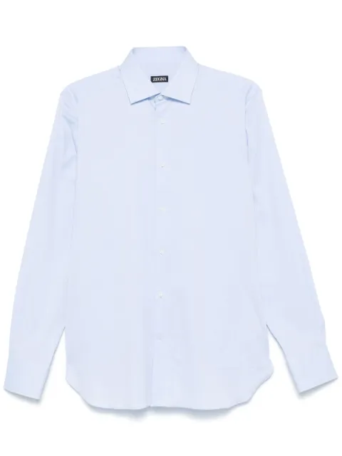 Zegna spread-collar shirt Blue 801353A89MS