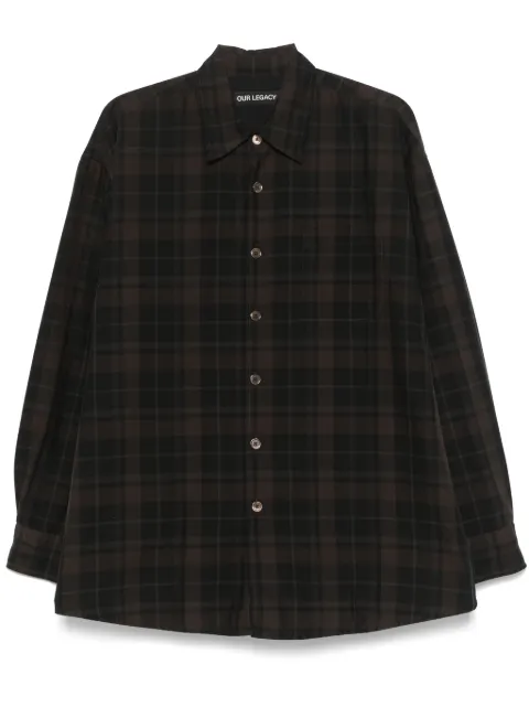 OUR LEGACY Borrowed shirt Black M2252OB