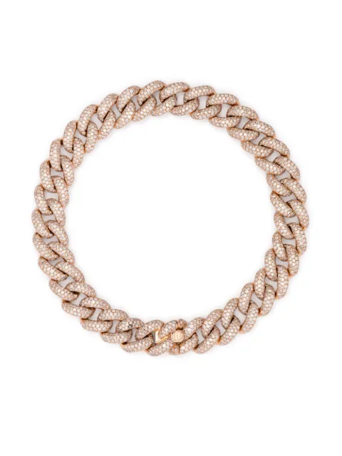SHAY 18CT rose gold essential diamond bracelet Pink SB4