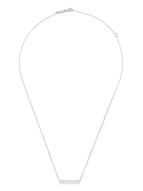 Suzanne Kalan 18kt white gold Bar diamond necklace Silver BAP144WGNULL