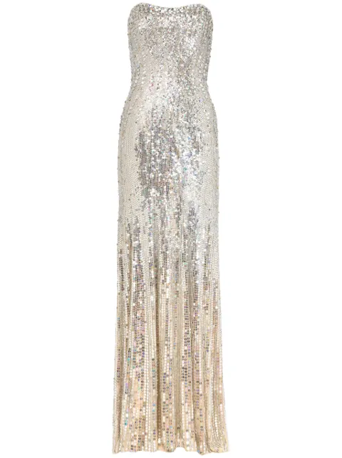 Jenny Packham Sarai dress Silver ZBD105L