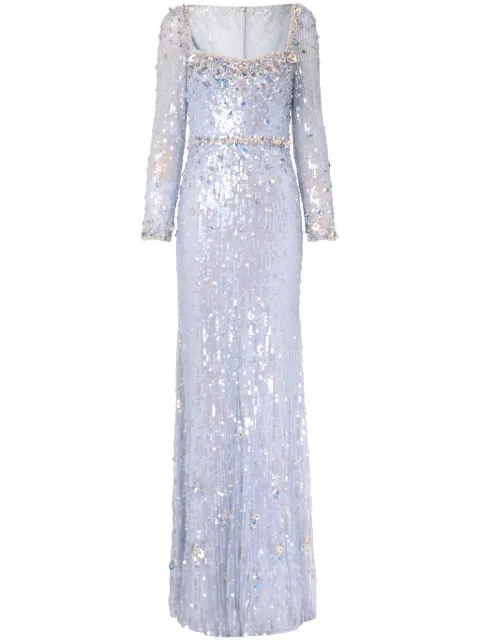 Jenny Packham Kestra gown Blue ZBD107L1