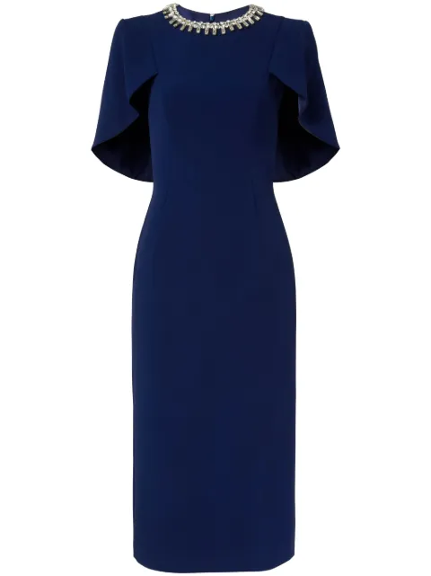 Jenny Packham Thalia midi dress Blue JPEX277