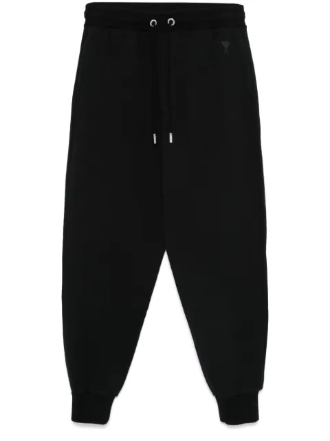 AMI Paris Ami de Coeur-motif track pants Black H24UTR240JE0091