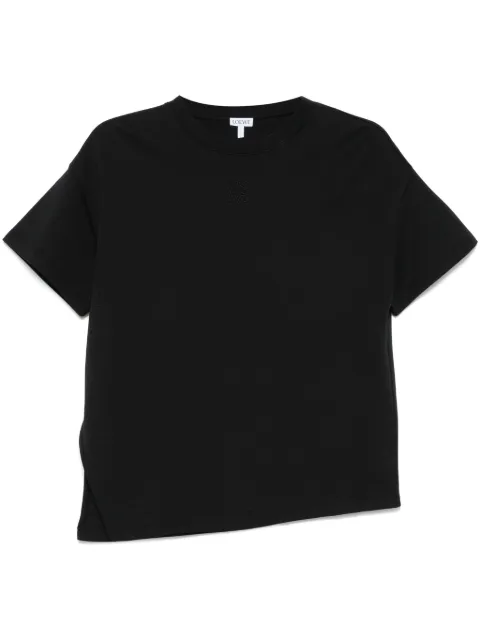 LOEWE Anagram-embroidered T-shirt Black S540Y22X59