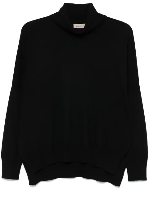 Blanca Vita virgin wool sweater Black 4323414730