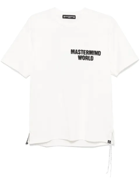 Mastermind World logo-print T-shirt White MW24S13TS048010
