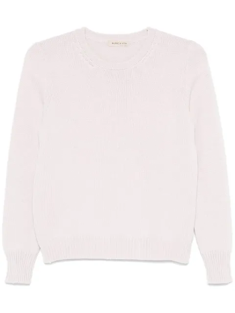 Blanca Vita ribbed-knit sweater Pink 1320714200