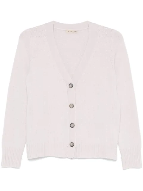 Blanca Vita virgin-wool cardigan Pink 1320614200