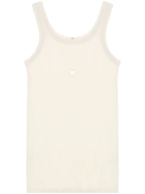 Baserange cut-out tank top White TOHTRB000