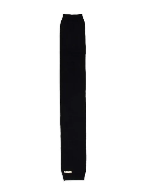 Moschino logo-detail scarf Black 30785M2969