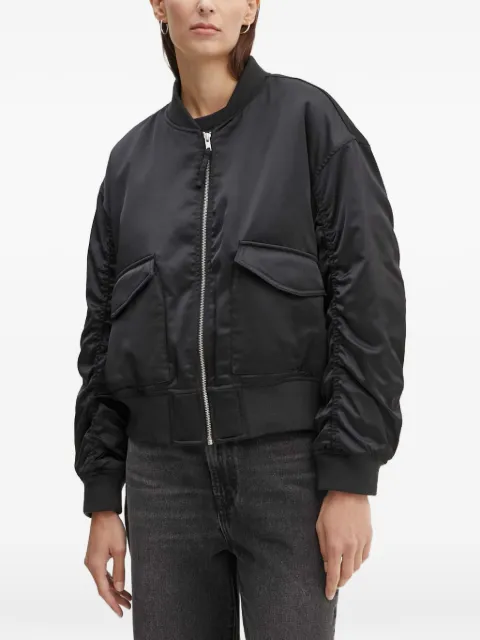 Levi's gathered-sleeve bomber jacket Black A7262