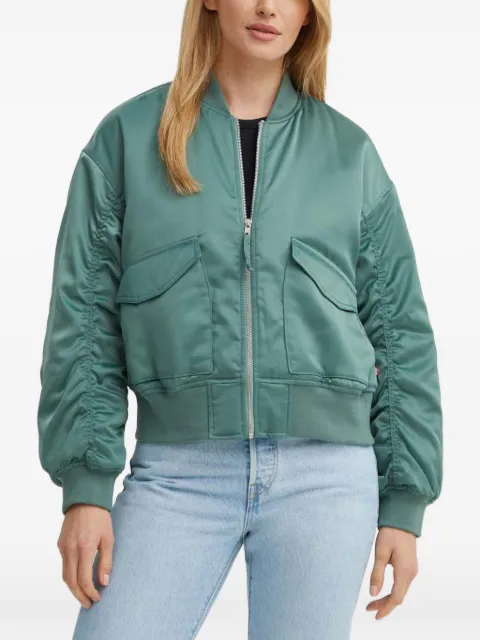 Levi's flap-pocket bomber jacket Green A7262
