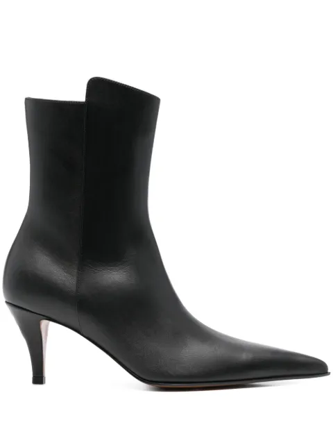 Alexander McQueen 80mm leather boots Black 808279WHABP1000