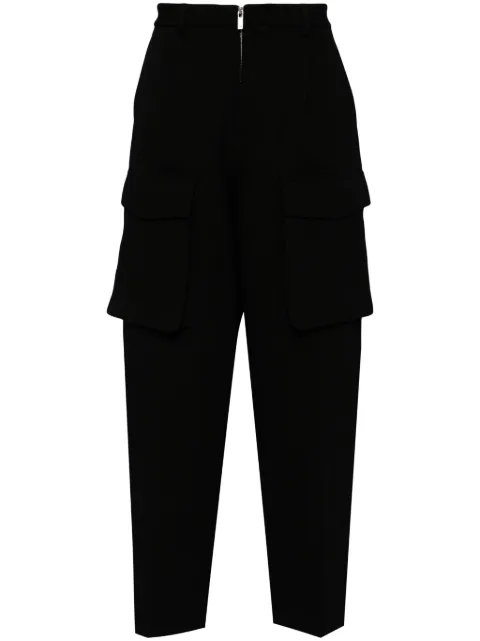 Helmut Lang tapered-leg trousers Black O06HM204001