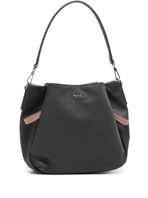 agnès b. two-way nylon tote bag Grey P497VN01