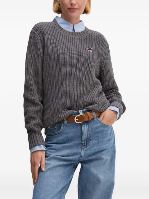 DKNY logo-patch sweater Grey D2E4A119