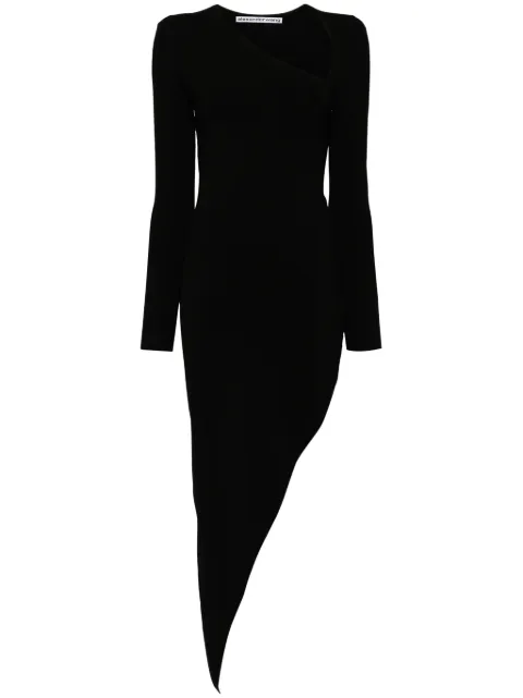 Alexander Wang asymmetic midi skirt Black 1KC4246036