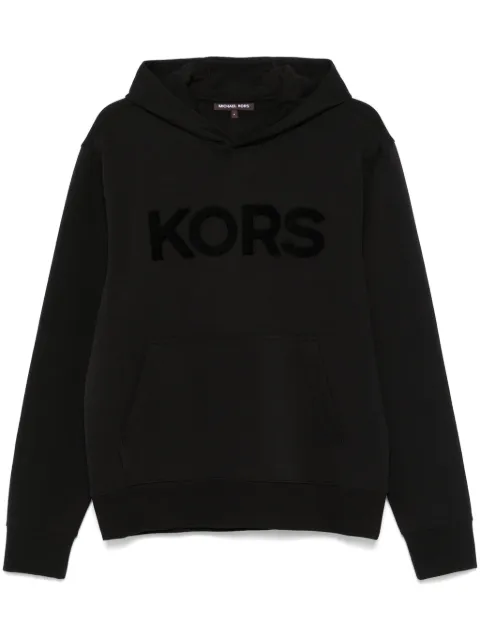 Michael Kors tufted-logo hoodie Black CF452D05MF