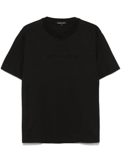 Michael Kors logo-embossed T-shirt Black CF4529H1V2