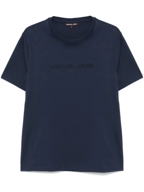 Michael Kors logo-embossed T-shirt Blue CF4529H1V2