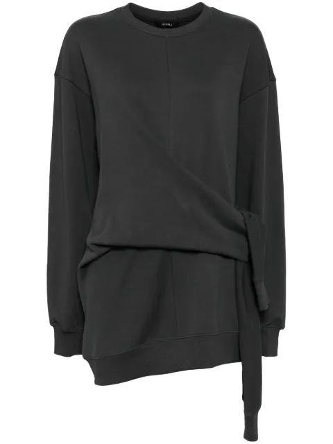 Goen.J knotted detail sweatshirt Grey GNJ24AWT03