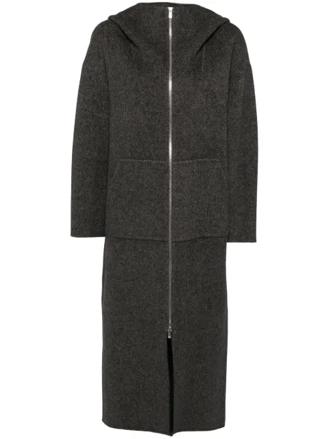 Goen.J zip-up hooded coat Grey GNJ24AWCT03