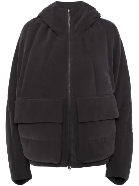 Goen.J quilted hooded jacket Grey GNJ24AWJK08