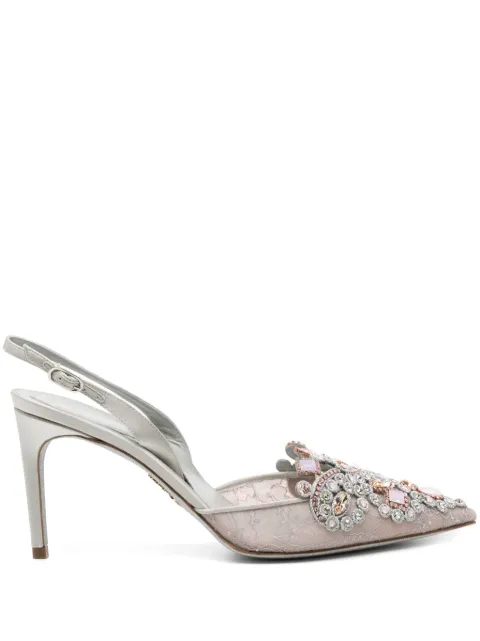 René Caovilla 90mm Veneziana pumps Grey C11702080PI01Y244